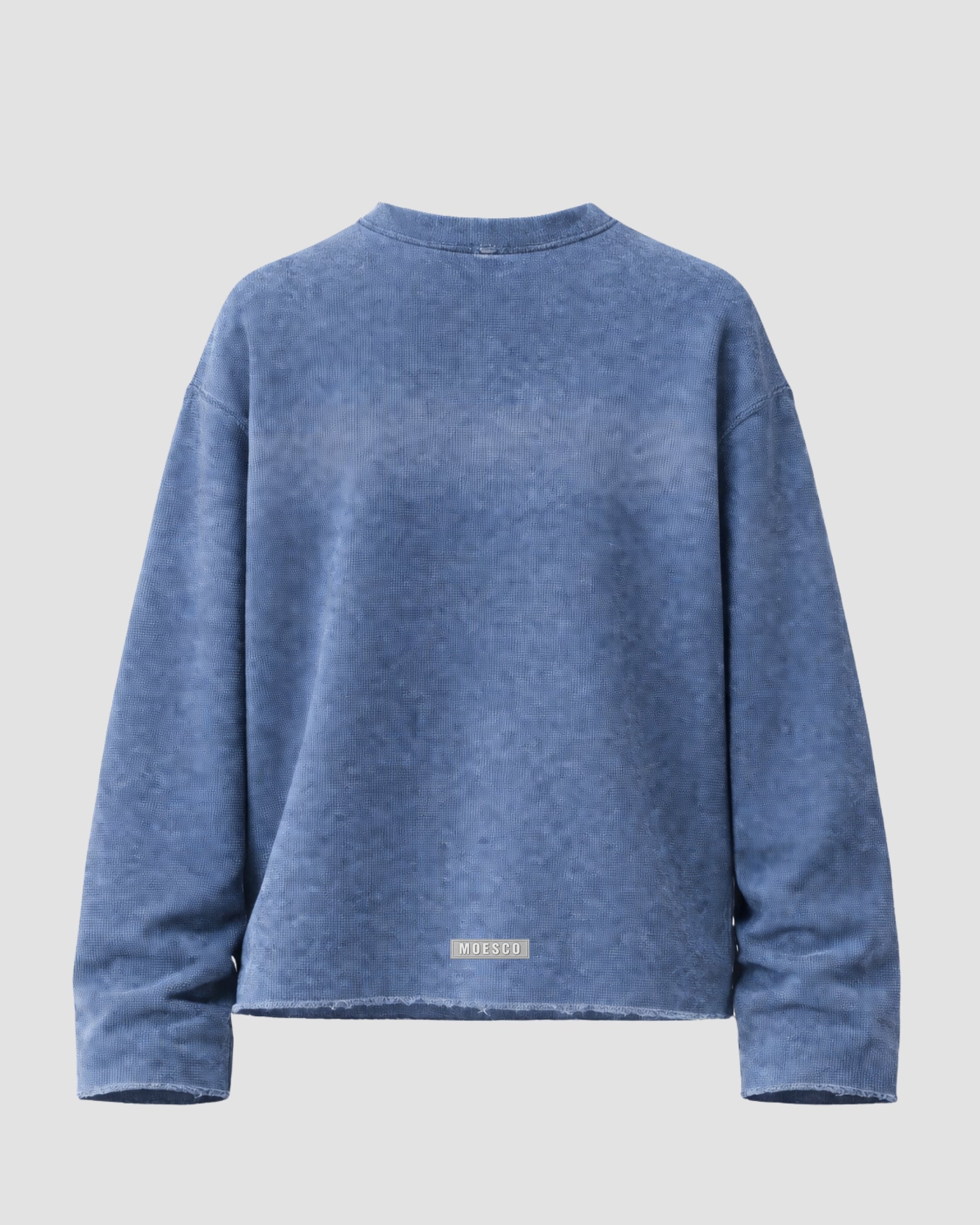 knit Sweater Moesco Original - Azul Desgastado