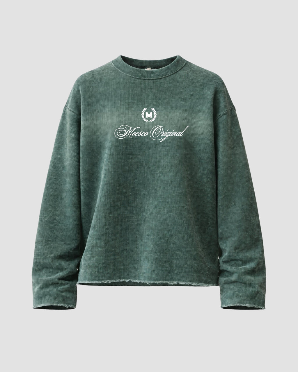 knit Sweater Moesco Original - Verde Desgastado