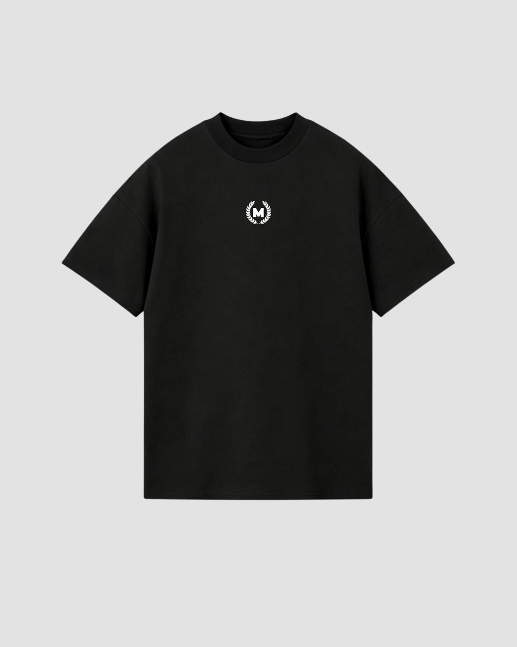Camisa Oversize Basica Logo - Negro