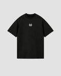 Camisa Oversize Basica Logo - Negro