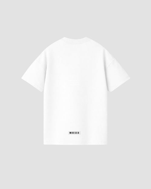 Camisa Oversize Basica Logo - White