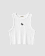 Tank top Basico logo - White