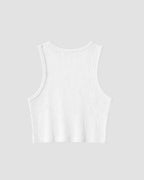 Tank top Basico logo - White