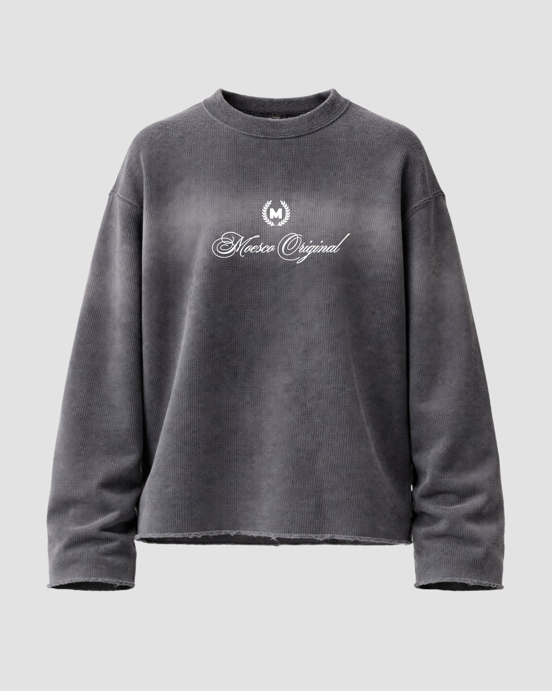 knit Sweater Moesco Original - Negro Desgastado