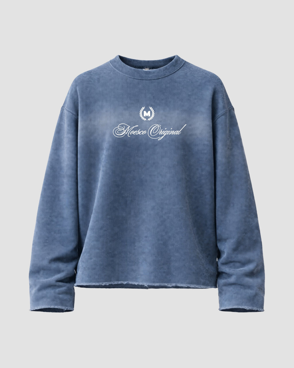 knit Sweater Moesco Original - Azul Desgastado
